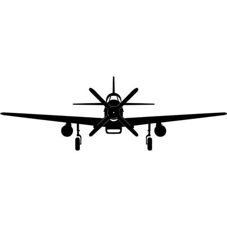 HOMEPAGE P51 Mustang  Laser - 36 x 12 in. HO1125134